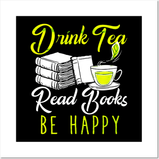 Book Tea Posters and Art